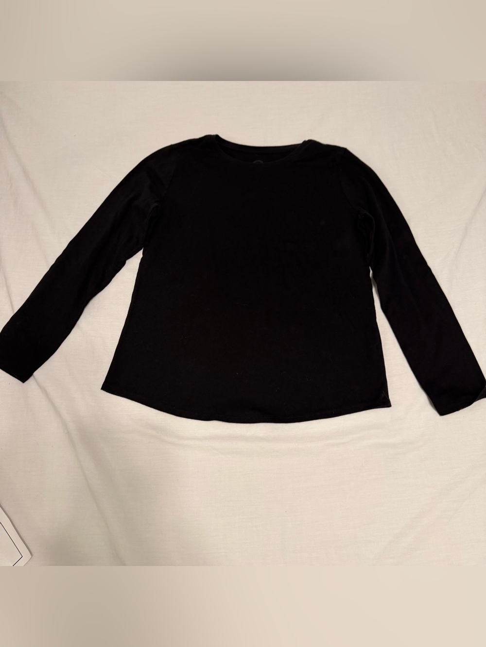 Wonder Nation Kids Black Long-Sleeve Crew Tee XXL18